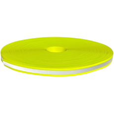 PVC WEBB REFLECTIVE FLURO YELLOW 1 1/4" (32mm x 3mm)